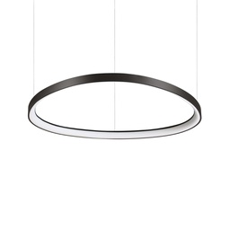 [8021696247281] Lampada a sospensione nero L 810 x H min 285 - max 1800 x P 810 mm