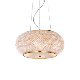 [8021696082172] Lampada a sospensione oro D 400 x H min 440 - max 2190 mm