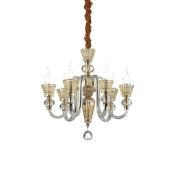 [8021696140605] Lampada a sospensione oro D 505 x H min 785 - max 1900 mm