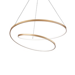 [8021696269467] Lampada a sospensione ottone D 800 x H min 390 - max 1500 mm