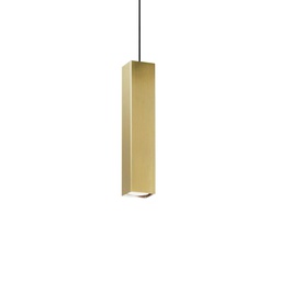 [8021696259017] Lampada a sospensione ottone L 60 x H min 550 - max 2300 x P 60 mm
