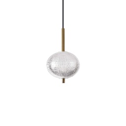 [8021696292076] Lampada a sospensione trasparent D 150 x H min 488 - max 2250 mm