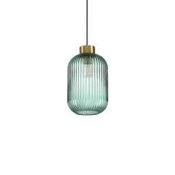 [8021696248554] Lampada a sospensione verde D 140 x H min 485 - max 2235 mm