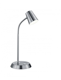 [TRIO573190107] Lampada da Scrivania Led Flessibile Narcos Nichel Trio Lighting