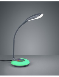 [TRIOR52781242] Lampada da Scrivania Led RGB Sensore Touch Krait Antracite Trio Lighting