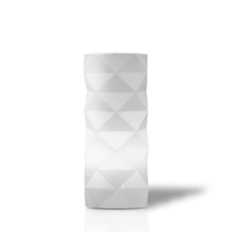 [PRISMA/L/32/W] Lampada da Tavolo Bianca Cm. 13 x 32h
