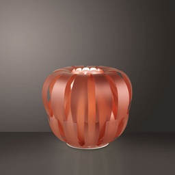 [QN/L/29/COP] Lampada da Tavolo Copper in Metallo Bianco 29 x 23h
