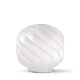 [GL/LAP/25/W] Lampada da Tavolo LAP Bianco in Plastica Cm. 25 x 24 h