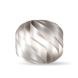 [GL/L/40/SVR] Lampada da Tavolo Silver Cm. 40 x 38h