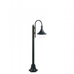[SOV938/06] Lampada da esterno in alluminio pressofuso con diffusore trasparente - Altezza max 150mm - Potenza max 60W nero