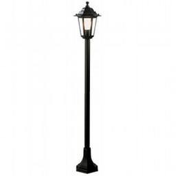[SOV949/06] Lampada da esterno in alluminio pressofuso con diffusori in vetro trasparente - Altezza max 155mm - Potenza massima 60W nero