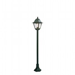 [SOV954/06] Lampada da esterno in alluminio pressofuso con diffusori in vetro trasparente - Altezza max 170mm nero