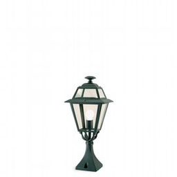 [SOV858/16] Lampada da esterno in alluminio pressofuso con diffusori in vetro trasparente grafite