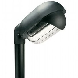 [SOV277/06] Lampada da esterno ovale in termoplastico con diffusore in vetro stampato nero