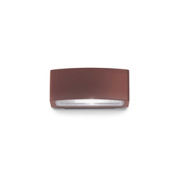 [8021696163536] Lampada da parete Andromeda AP1 - 220x85x120 mm - colore coffee