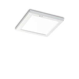 [8021696290843] Lampada da soffitto Aura Square 3000K Bianco con sensore - L220xH18xP220mm