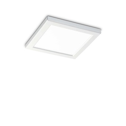 [8021696306384] Lampada da soffitto Aura Square 4000K Bianco - 220x18x220 mm