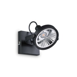[8021696200231] Lampada da soffitto Glim nera - 130x190x120 mm