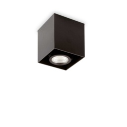 [8021696243948] Lampada da soffitto MOOD PL1 D09 Square Nero - 90x105x90 mm