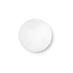 [8021696007984] Lampada da soffitto bianco D 400 x H 120 mm