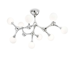 [8021696133393] Lampada da soffitto cromo D 830 x H 475 mm