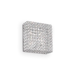 [8021696080338] Lampada da soffitto cromo L 300 x H 300 x P 145 mm