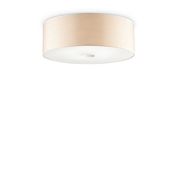 [8021696090900] Lampada da soffitto legno D 500 x H 180 mm