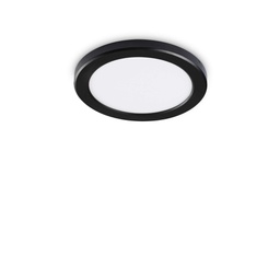 [8021696306360] Lampada da soffitto nero D 220 x H 18 mm
