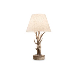 [8021696128207] Lampada da tavolo beige D 410 x H 650 mm