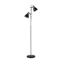 [8021696001197] Lampada da terra ELVIS nera - D240xH1600mm