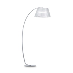[8021696062273] Lampada da terra Pagoda Argento - L975xH1840xP470mm