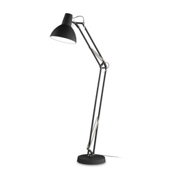 [8021696265292] Lampada da terra Wally nera - L 280 x H 1600 x P 700 mm