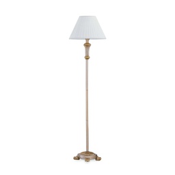 [8021696020877] Lampada da terra oro D 420 x H 1650 mm