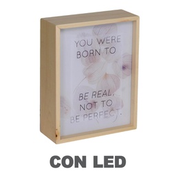 [V3716180000] Lampada led scritte cm 20x8h26