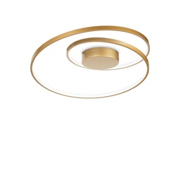 [8021696304533] Lampada soffitto OZ ottone D600xH180mm