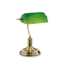[8021696045030] Lampada tavolo Lawyer brunito D260xH380mm
