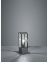 [TRIO501860142] Lampioncino Squadrato da Giardino Garonne Antracite H40 cm Trio Lighting