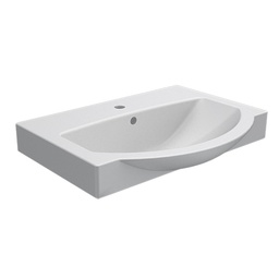 [DFLEX-185-LP95-BI050] Lavabo a parete LP95 - Bianco 50x40 cm