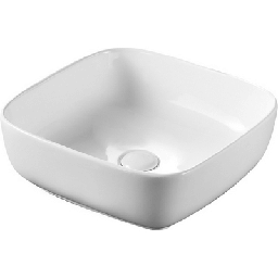 [DFLEX-185-LA27] Lavabo da appoggio 40x40 cm bianco