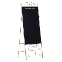[V4609370000] Lavagna metallo bianco menu rettangolare cm47x41h34-128