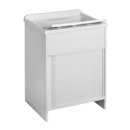 [DFLEX-140-106-6050] Lavatoio esterno con mobile in plastica e apertura a serrandina