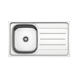[EFFEZ97464] Lavello incasso cucina MP861VDX acciaio 86x50 cm una vasca e gocciolatoio destro EFFEZ