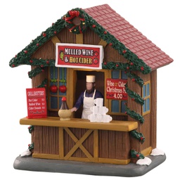 [19624268] Lemax Mulled Wine And Ciders - Vino Caldo Speziato E Sidri Gioco invernale decorazione per villaggio Natale
