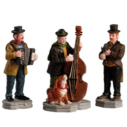 [2013246] Lemax Streetside Trio Set Of 3 - Set di 3 Trio Streetside per villaggio di Natale