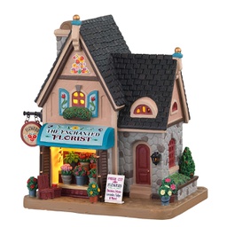 [2013186] Lemax The Enchanted Florist - Il fioraio incantato per villaggio di Natale