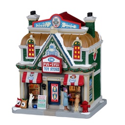 [2013201] Lemax The Fur-Ever Toy Store - Il negozio di giocattoli Fur-Ever per villaggio di Natale
