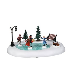 [2013231] Lemax Winter Skating - Pattinaggio invernale per villaggio di Natale
