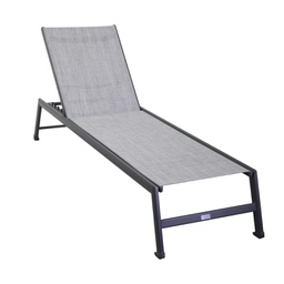 [V6457910000] Lettino in alluminio Claveland antracite