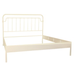[V6440460000] Letto nodi matrimoniale bianco 160x195x115h cm