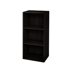 [8056157803362] Libreria in legno 3 ripiani scaffale Wengè L 40 x H 29 x H 89 cm